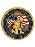 United States Veteran 3D Challenge Coin