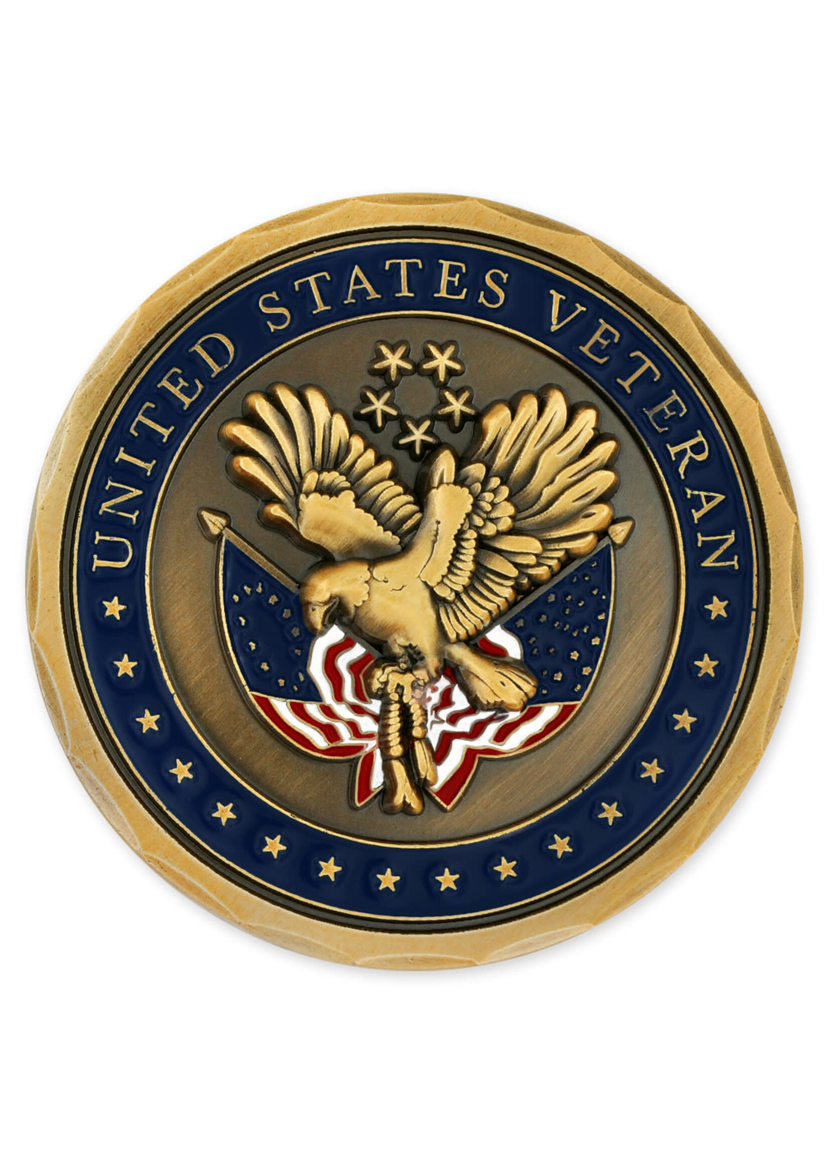 United States Veteran 3D Challenge Coin
