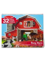 Busy Barn Yard Shaped Floor Puzzle