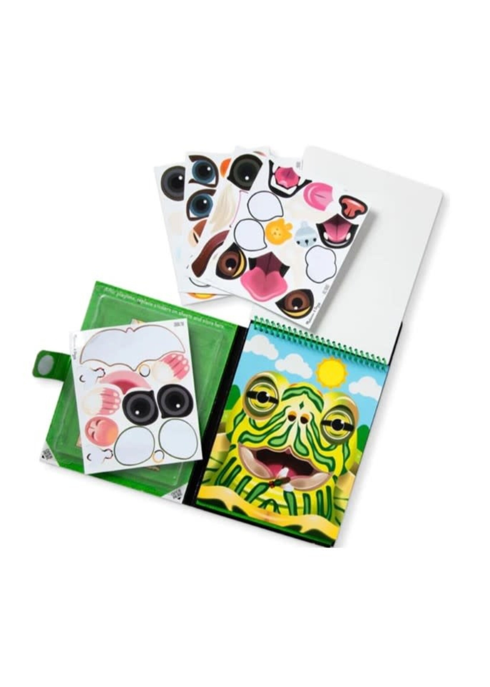 Make-a-Face -Pets Reusable Sticker Pad - On the Go Travel Activity