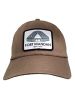 Fort Mandan Sublimation Patch Hat: Solid Driftwood