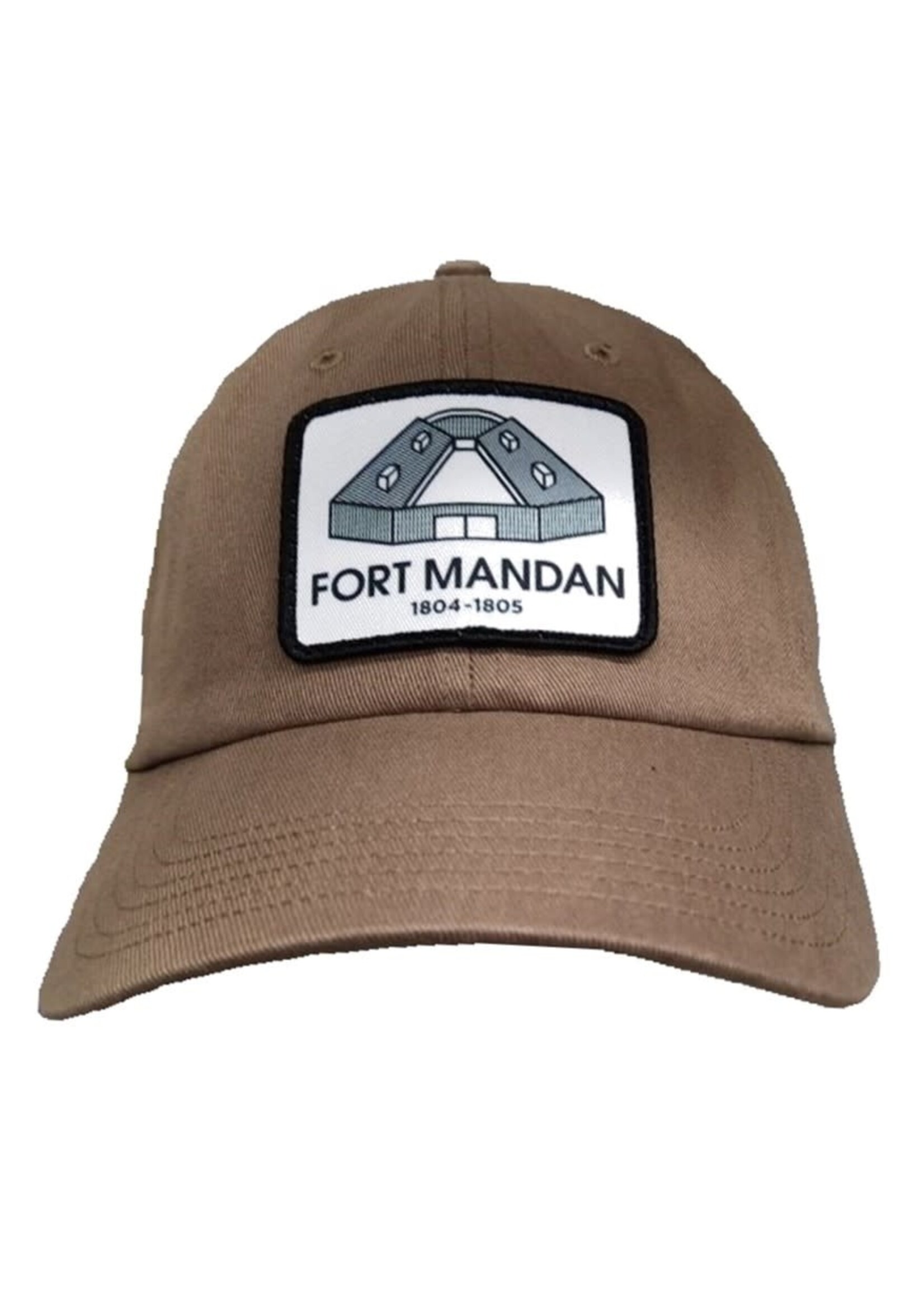 Fort Mandan Sublimation Patch Hat: Solid Driftwood