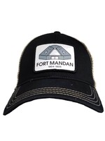 Fort Mandan Sublimation Patch Hat: Black/Khaki