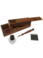 10″ Colonial Distressed Wood Traveling Writing Box Kit