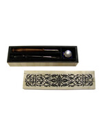 10″ Engraved Bone Pen Box Set