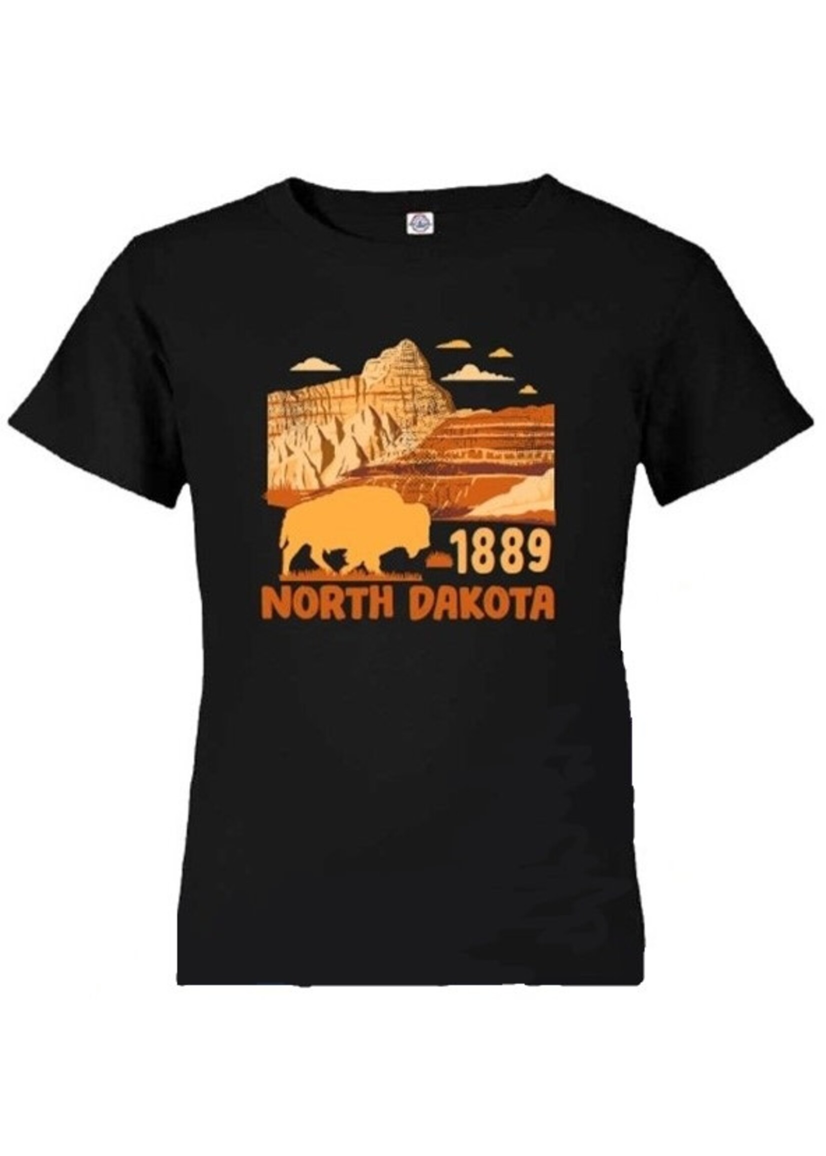 Badlands Halftone Bison Youth Tee