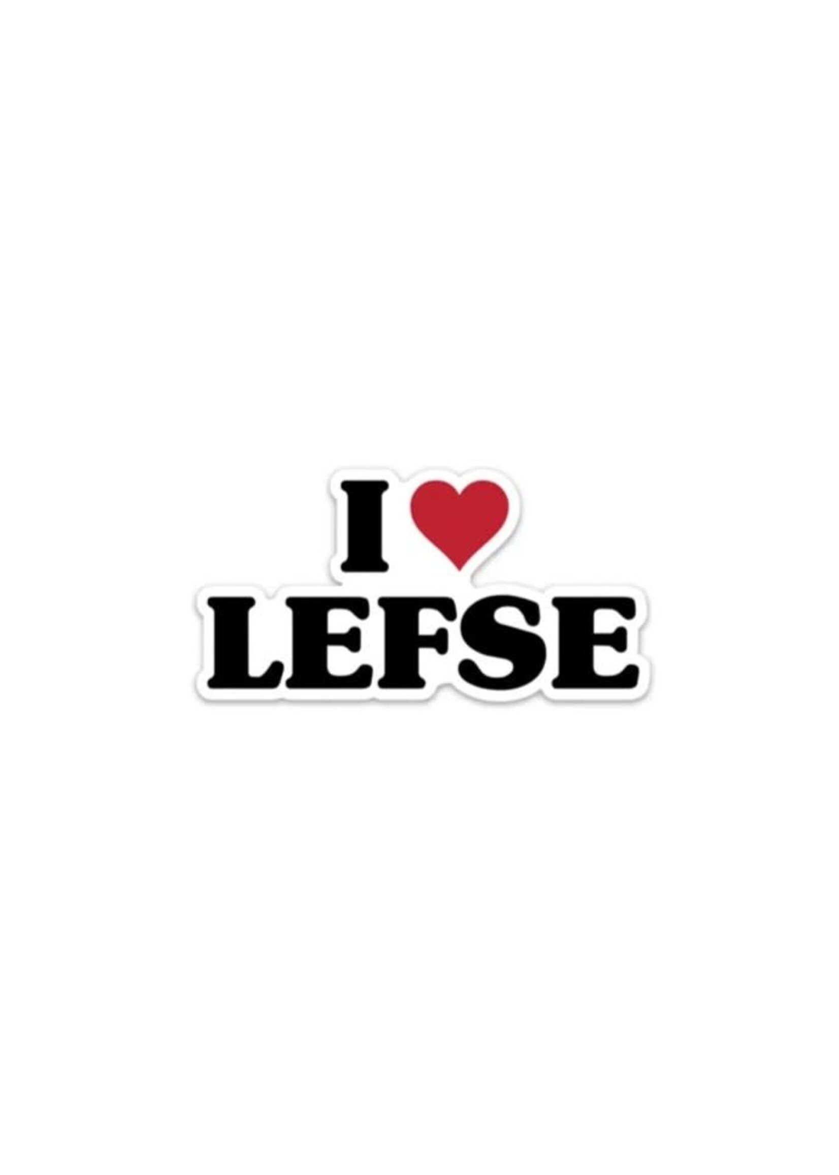 I ♥ Lefse Sticker