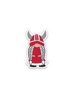 Danish Viking Girl Gnome Sticker