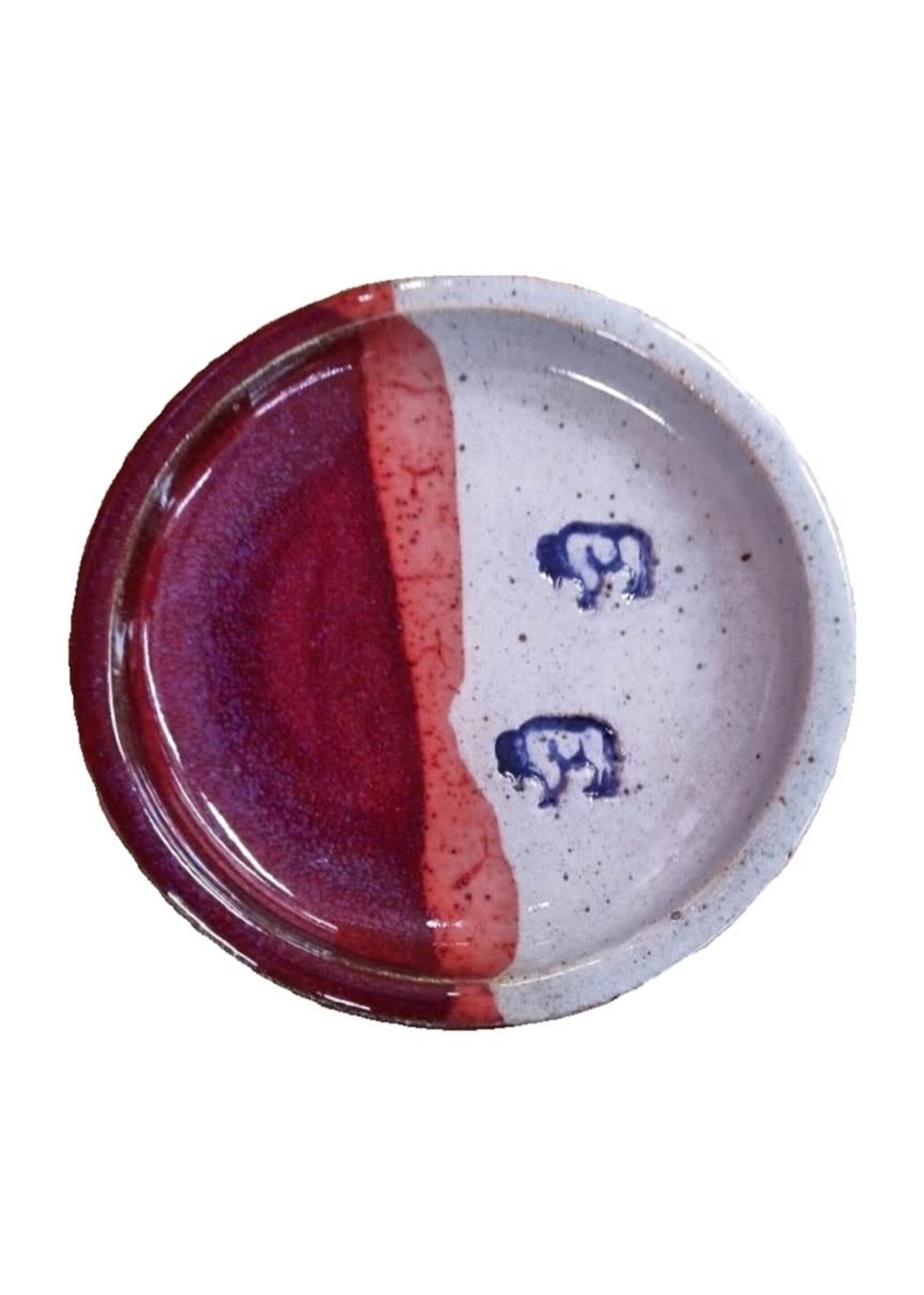 Saucer: Bison: Red