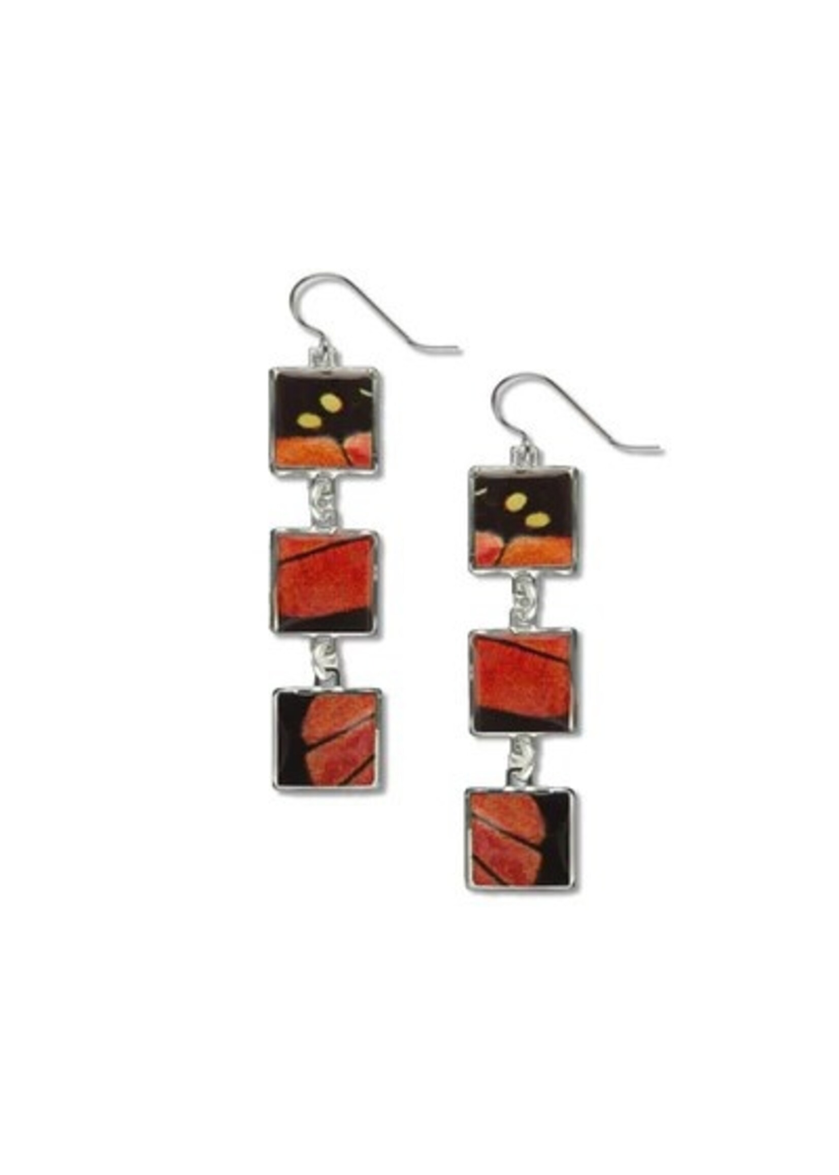 Monarch Butterfly Dangle Earrings