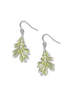 White Oak Leaf in Spring Earrings