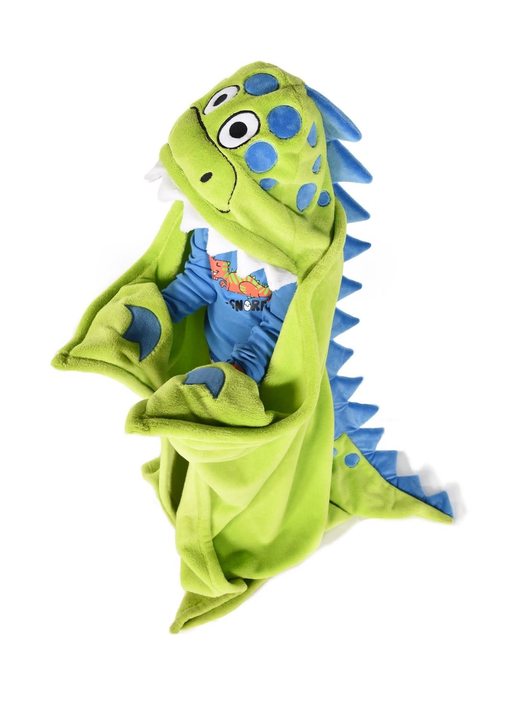 Green Dino Critter Blanket