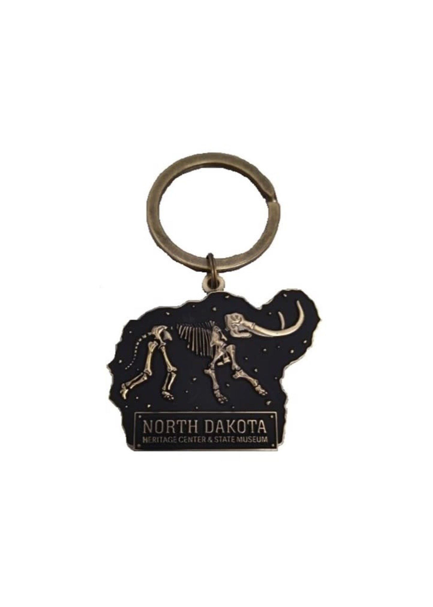 Mastodon in the Stars North Dakota Heritage Center Keychain