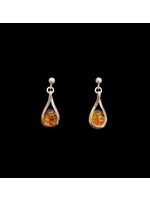 Amber Drop Earrings