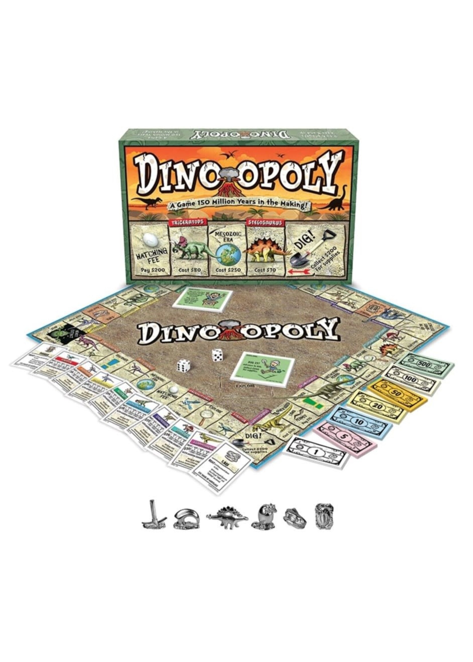 Dino-Opoly Monopoly Board Game