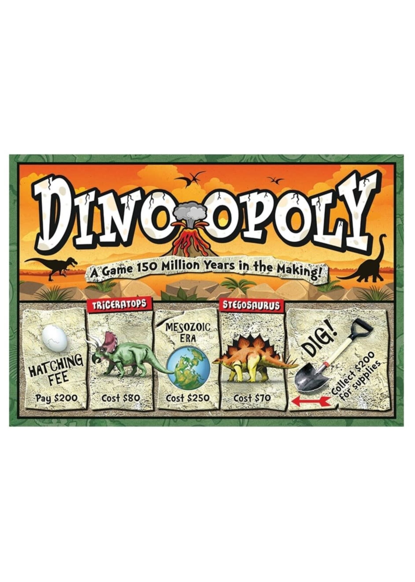 Dino-Opoly Monopoly Board Game