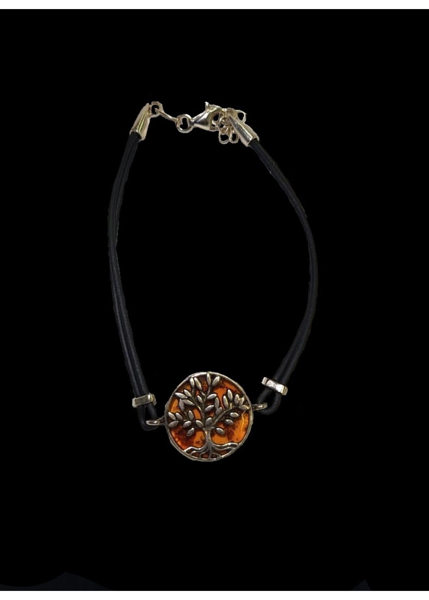 Amber Tree of Life Bracelet