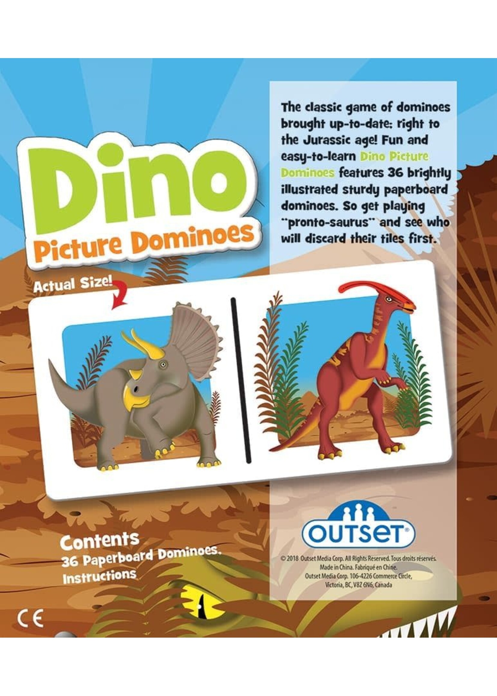 Picture Dominoes: Dino Game