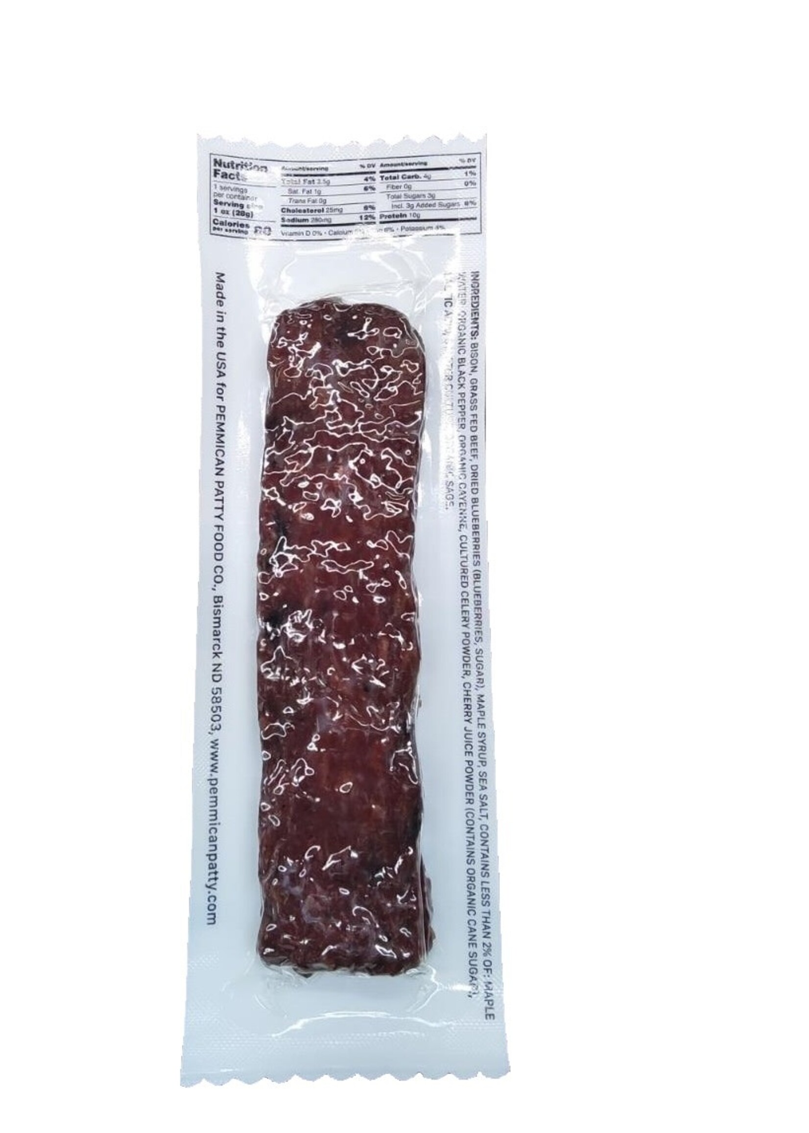 Bisonberry Blends: Bison & Beef Bar With Blueberries & Sage