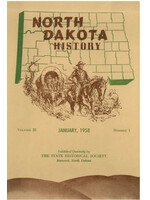North Dakota History Journal Volume 25 No. 1 January, 1958