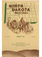 North Dakota History Journal Volume 26 No. 1 Winter, 1959