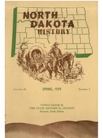 North Dakota History Journal Volume 26 No. 2 Spring, 1959