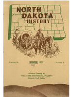 North Dakota History Journal Volume 26 No. 4 Fall, 1959
