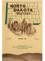 North Dakota History Journal Volume 28 No. 1 Winter, 1961