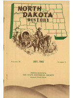 North Dakota History Journal Volume 32 No. 3 July, 1965