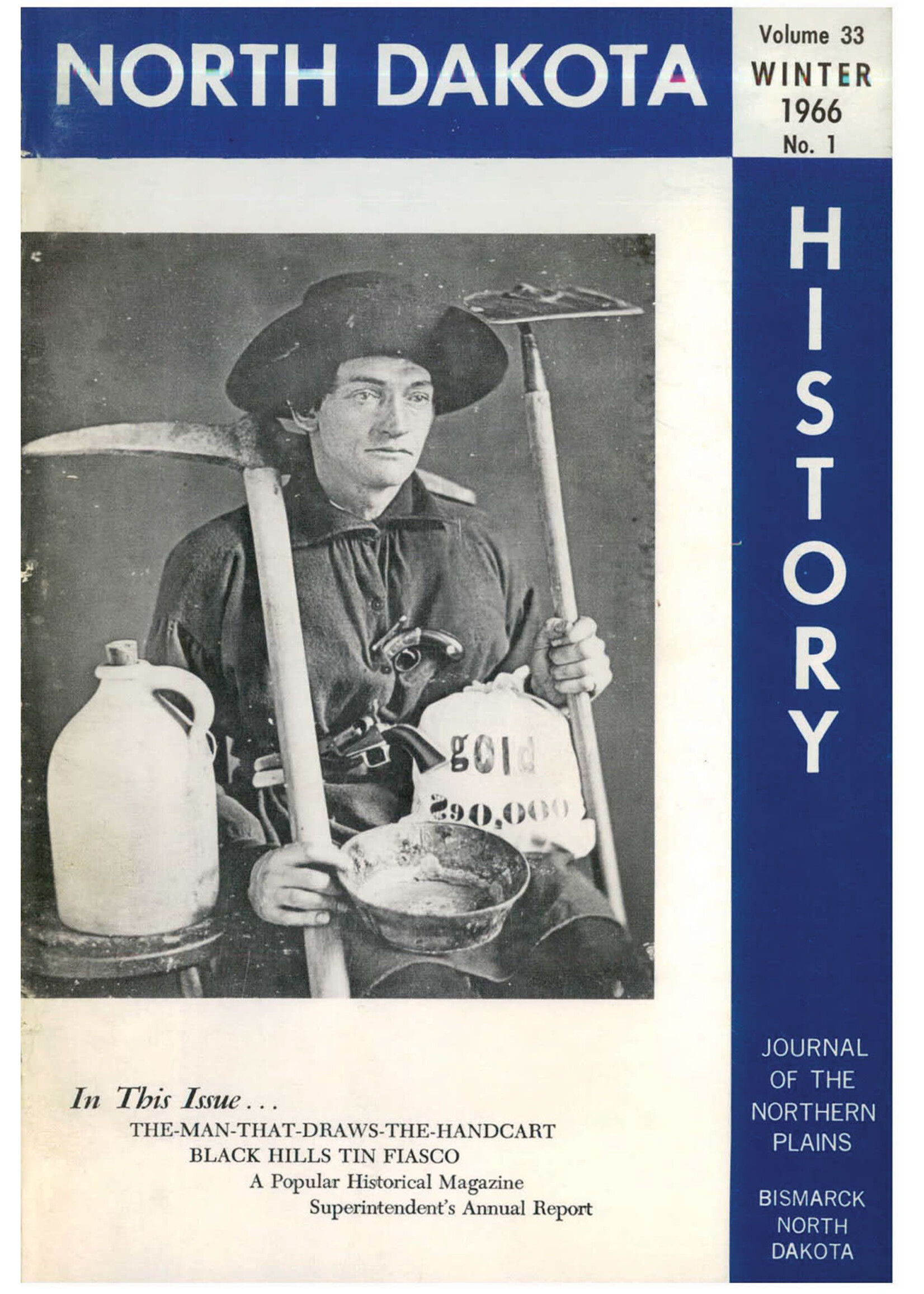 North Dakota History Journal Volume 33 No. 1 Winter, 1966