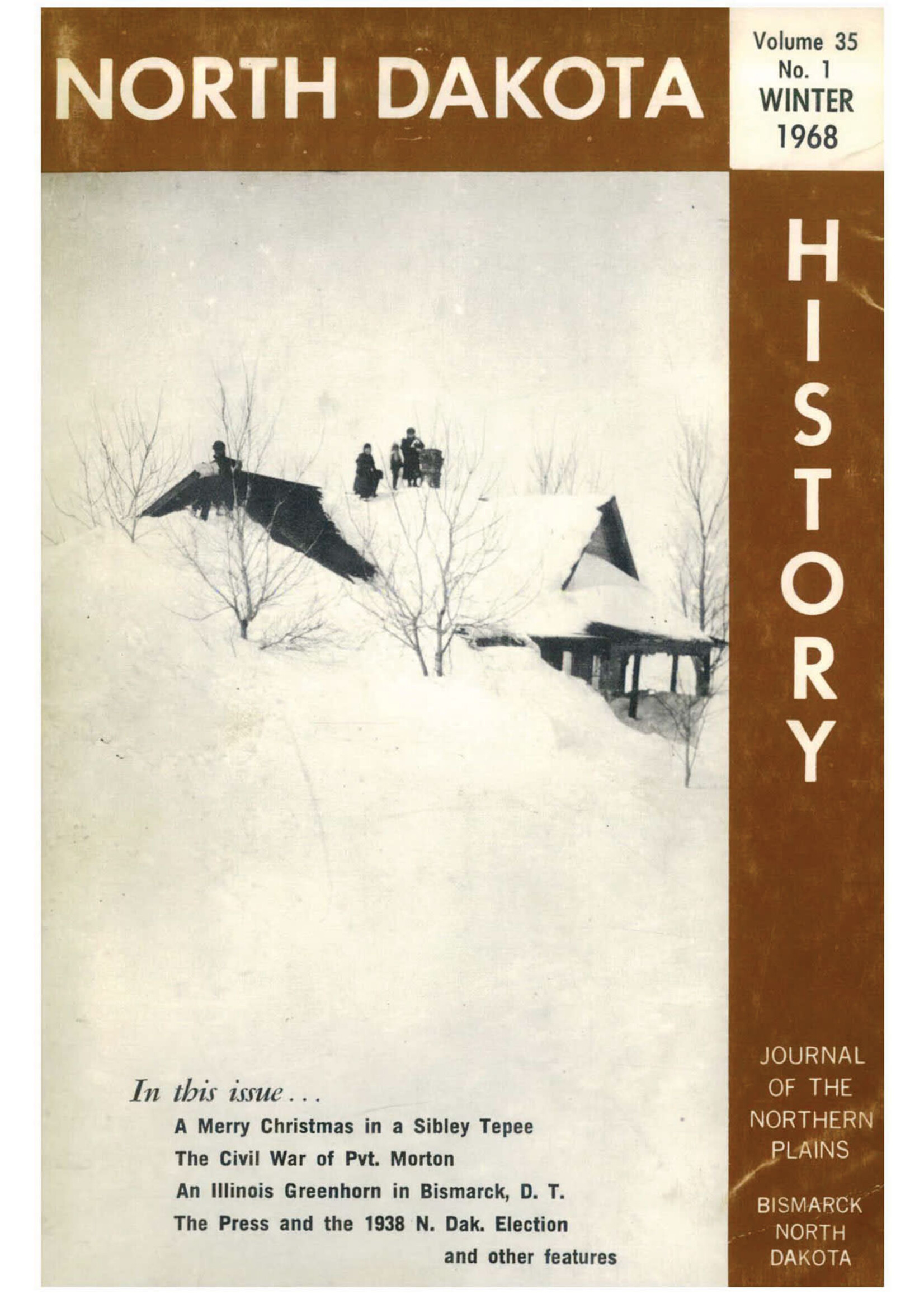 North Dakota History Journal Volume 35 No. 1 Winter, 1968