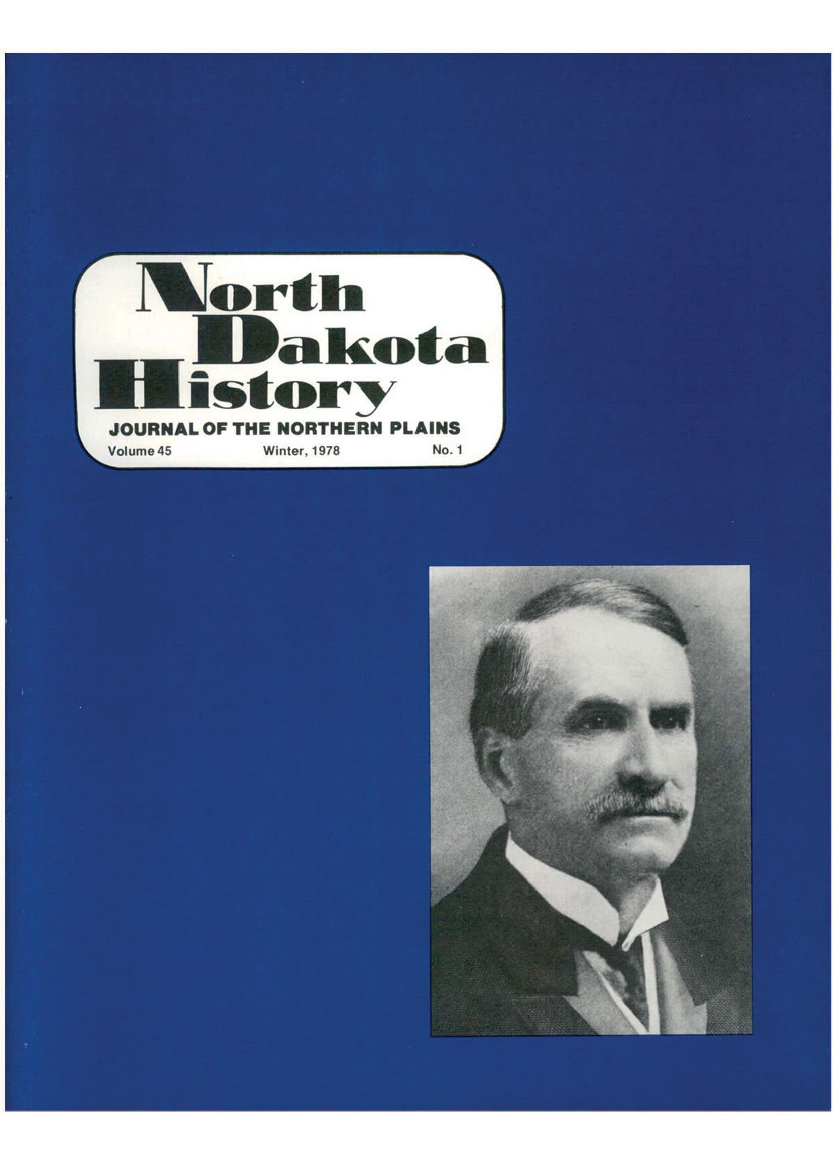 North Dakota History Journal Volume 45 No. 1 Winter, 1978
