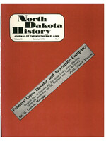 North Dakota History Journal Volume 45 No. 3 Summer, 1978