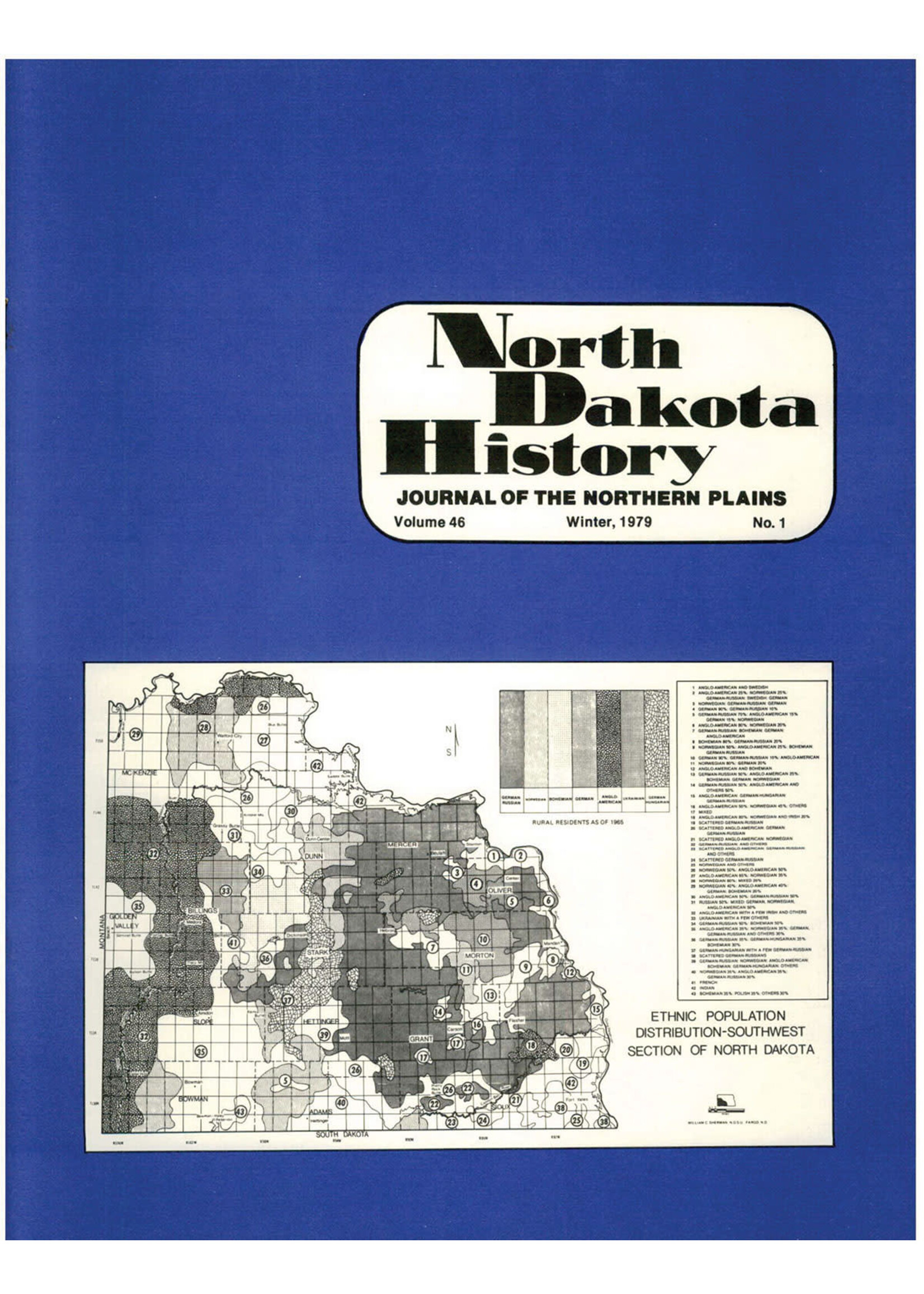 North Dakota History Journal Volume 46 No. 1 Winter, 1979