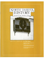 North Dakota History Journal Volume 55 No. 4 Fall, 1988