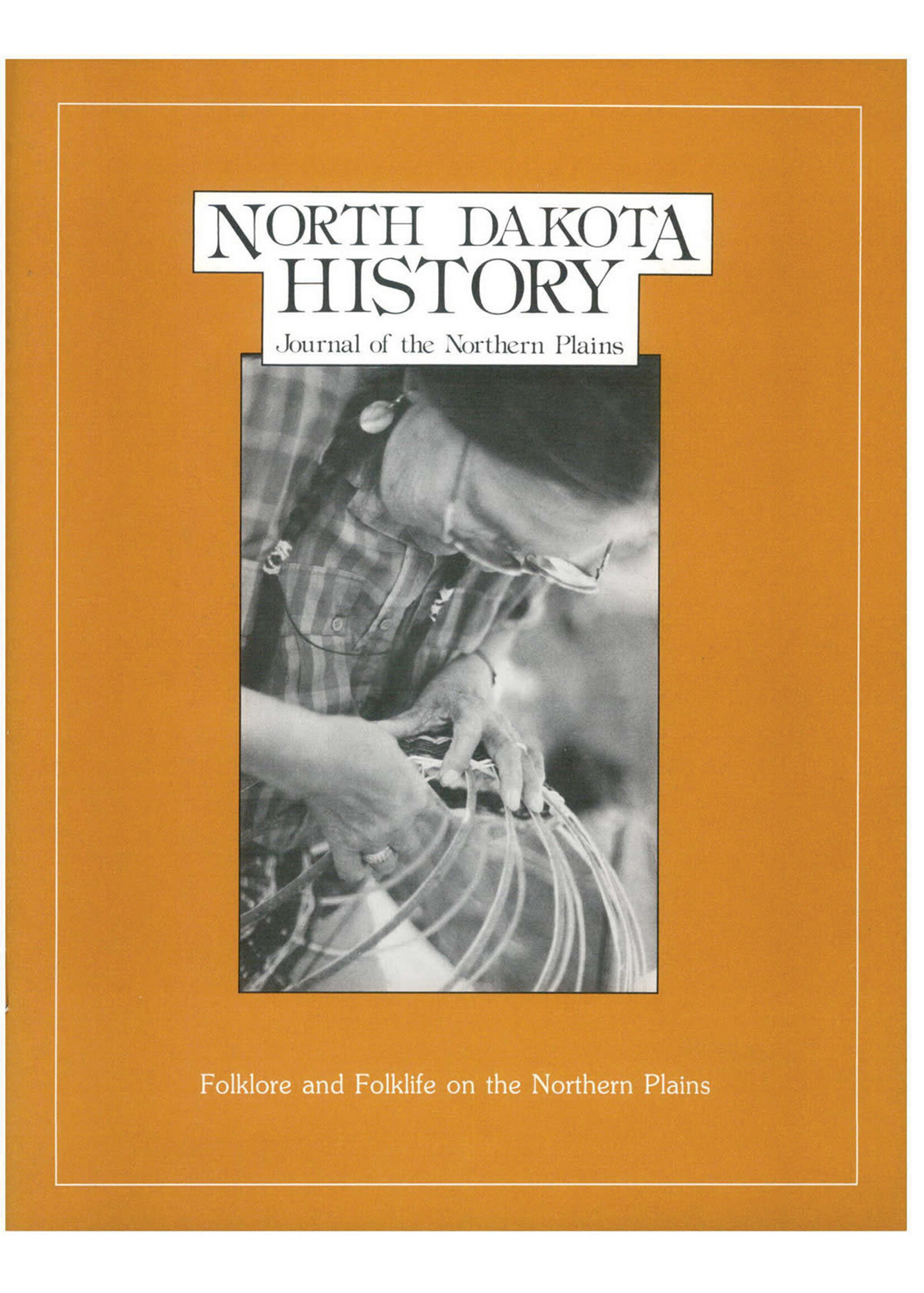 North Dakota History Journal Volume 56 No. 4 Fall, 1989