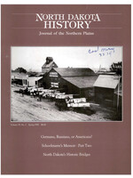 North Dakota History Journal Volume 59 No. 2 Spring, 1992