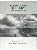North Dakota History Journal Volume 62 No. 3 Summer, 1995