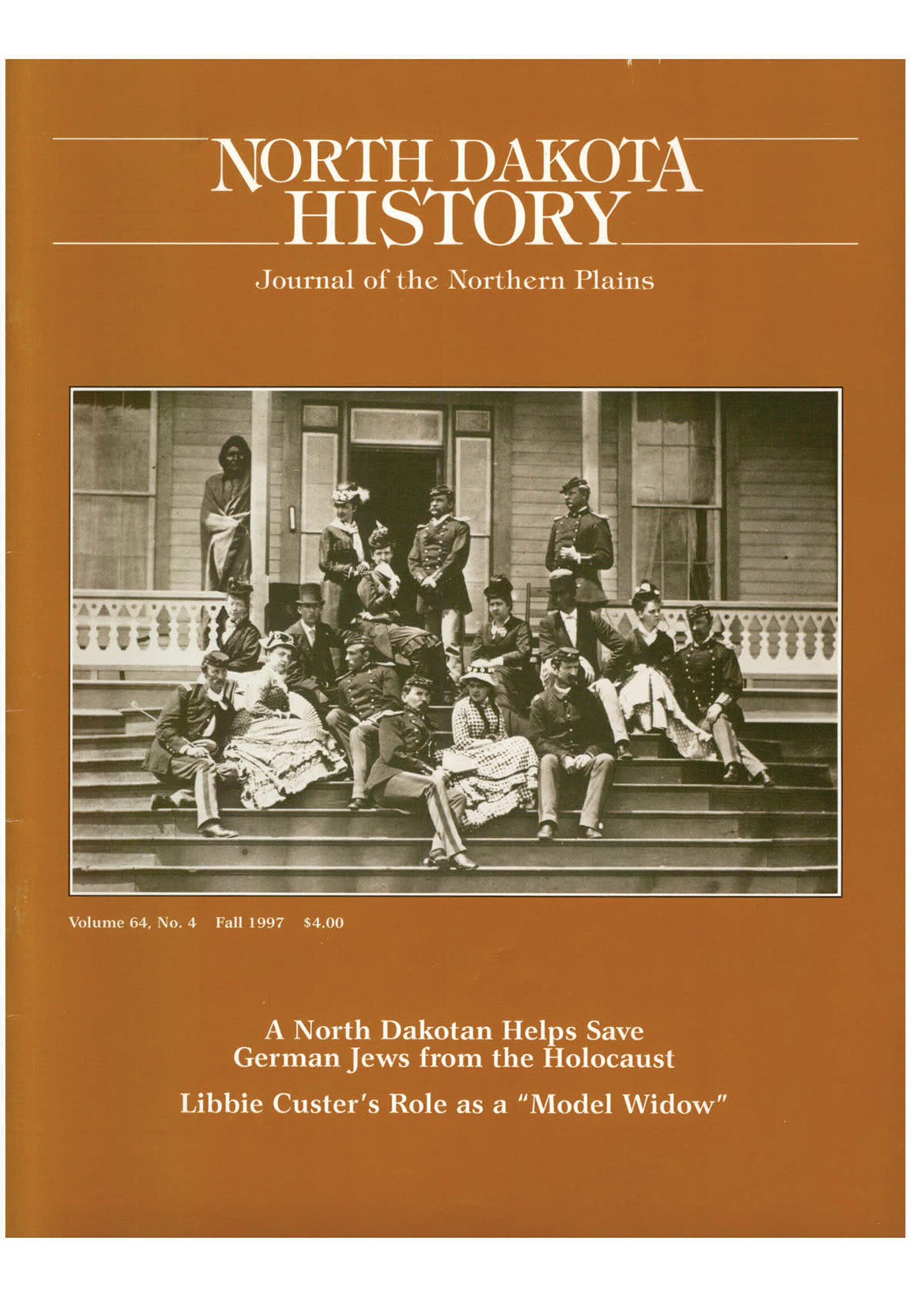 North Dakota History Journal Volume 64 No. 4 Fall, 1997