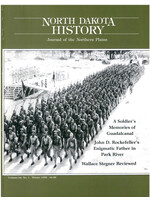 North Dakota History Journal Volume 66 No. 1 Winter, 1999