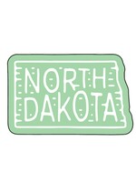 Mint North Dakota Acrylic Magnet