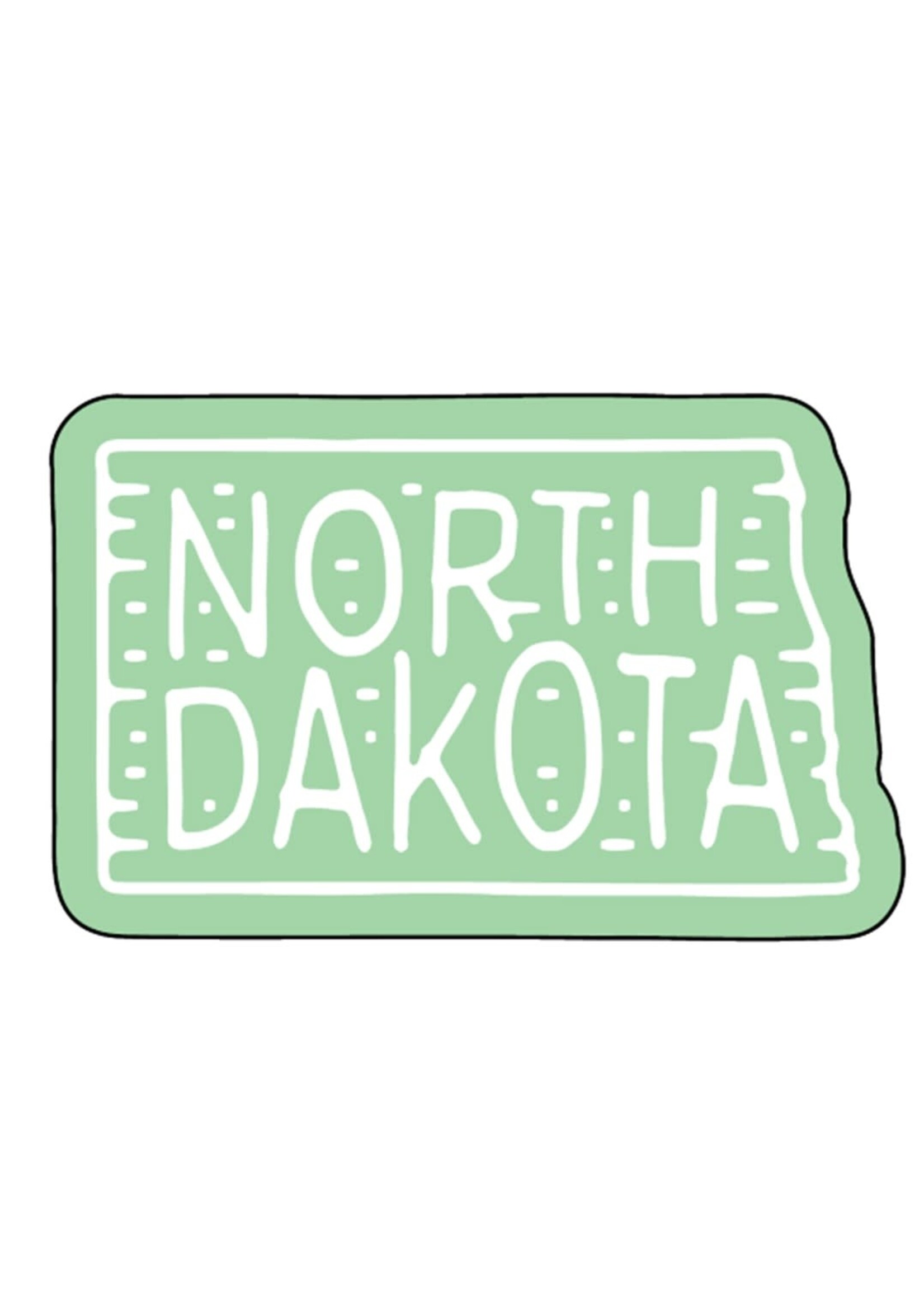 Mint North Dakota Acrylic Magnet