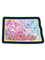 Paisley North Dakota Acrylic Magnet