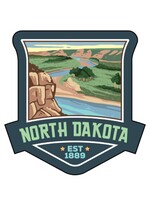 North Dakota Landscape Acrylic Magnet