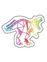 Prismatic T-Rex Acrylic Magnet