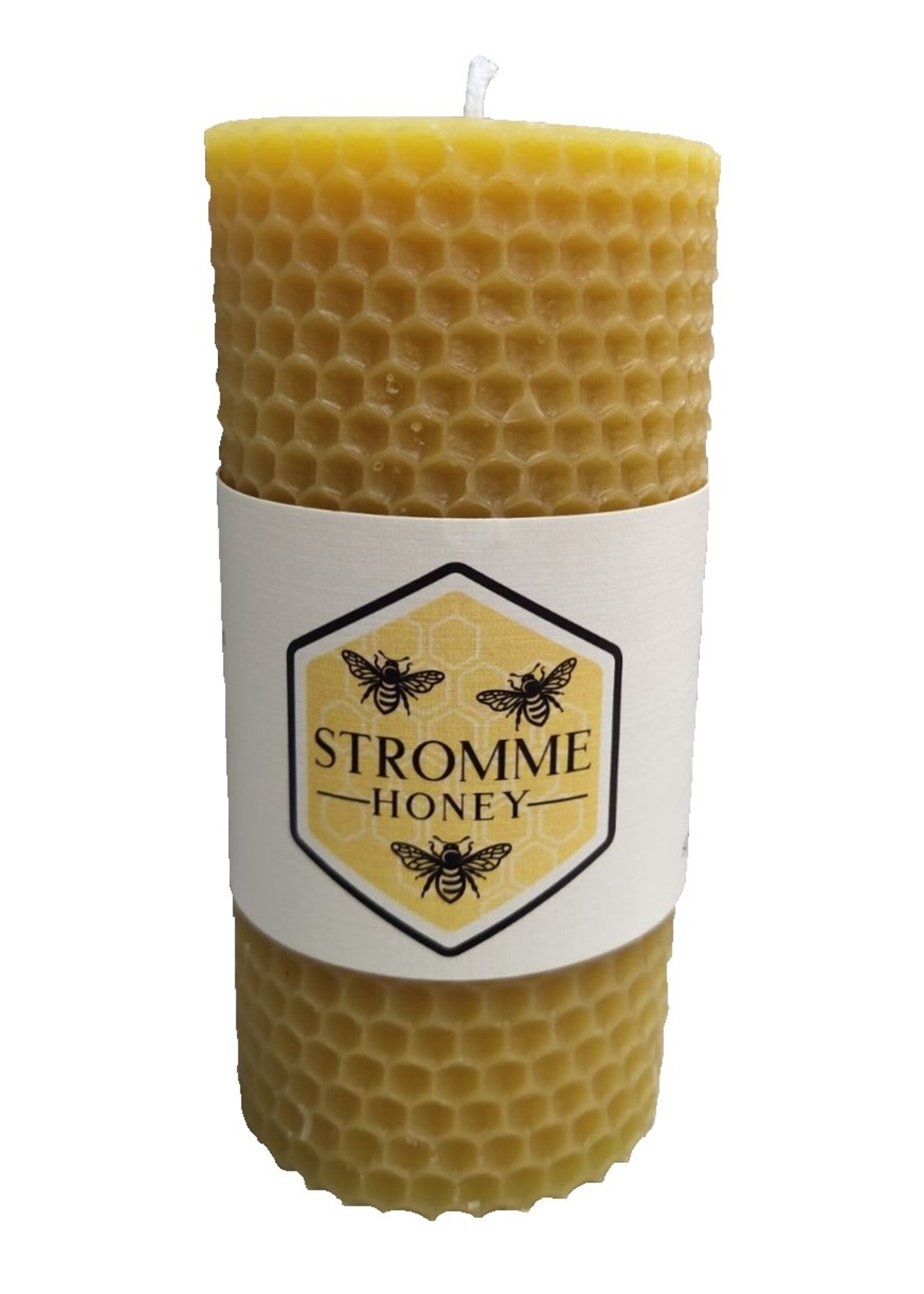 Honeycomb Piller 5" Beeswax Candle