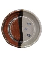 Pie Plate: Bison: Rust