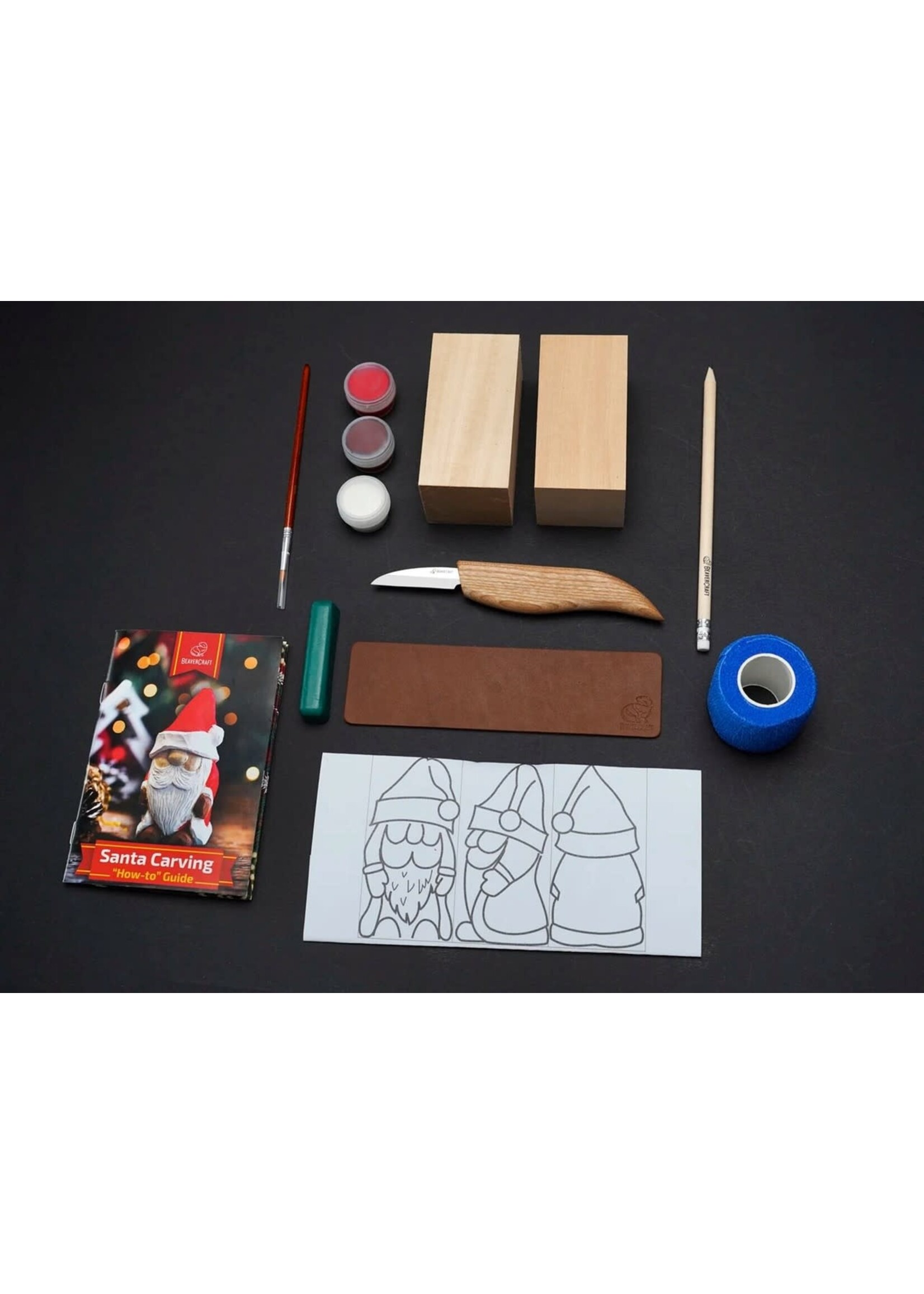 Santa Carving Kit - Complete Starter Whittling Kit
