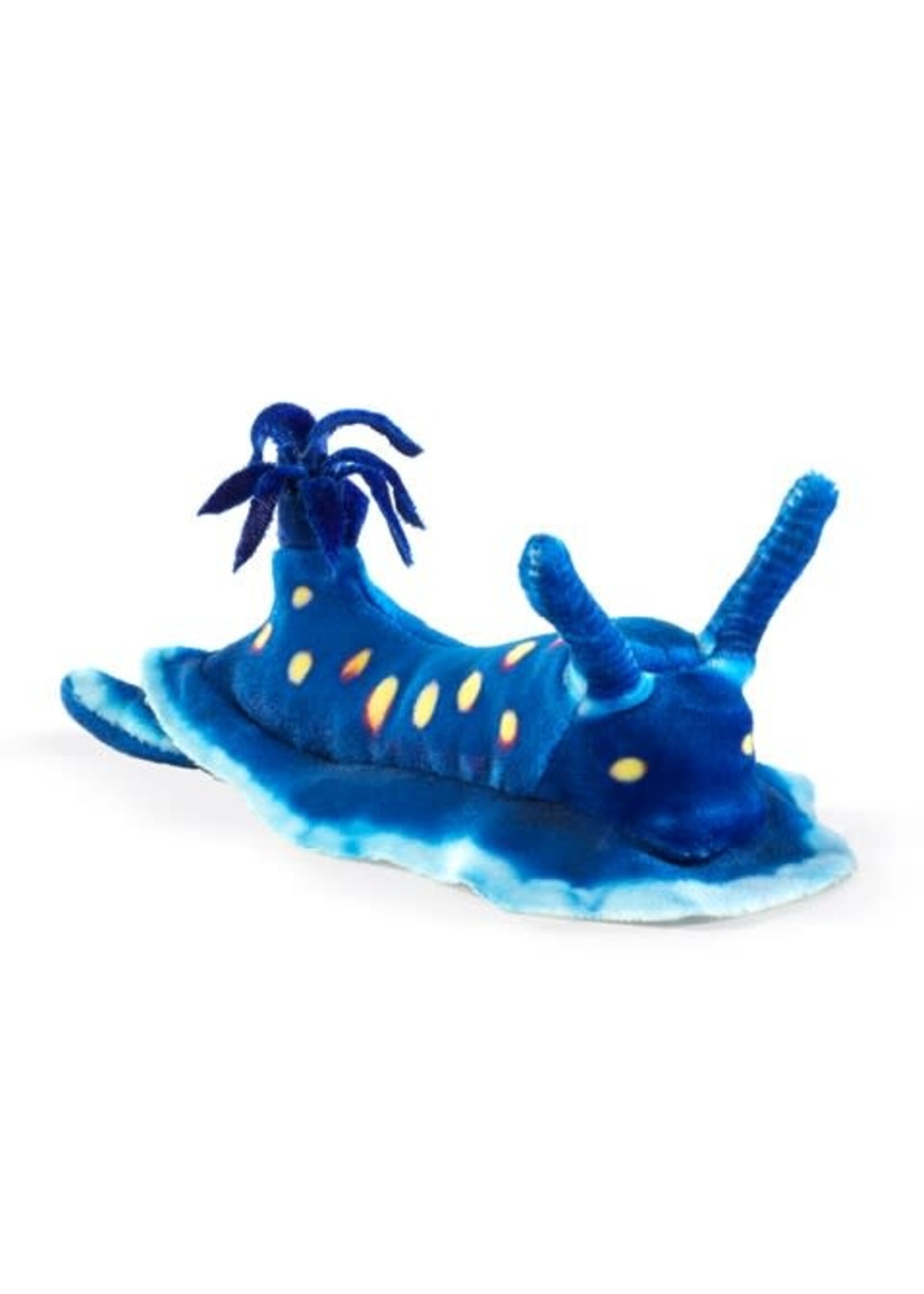 Mini Blue Nudibranch Finger Puppet