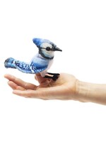 Mini Blue Jay Finger Puppet